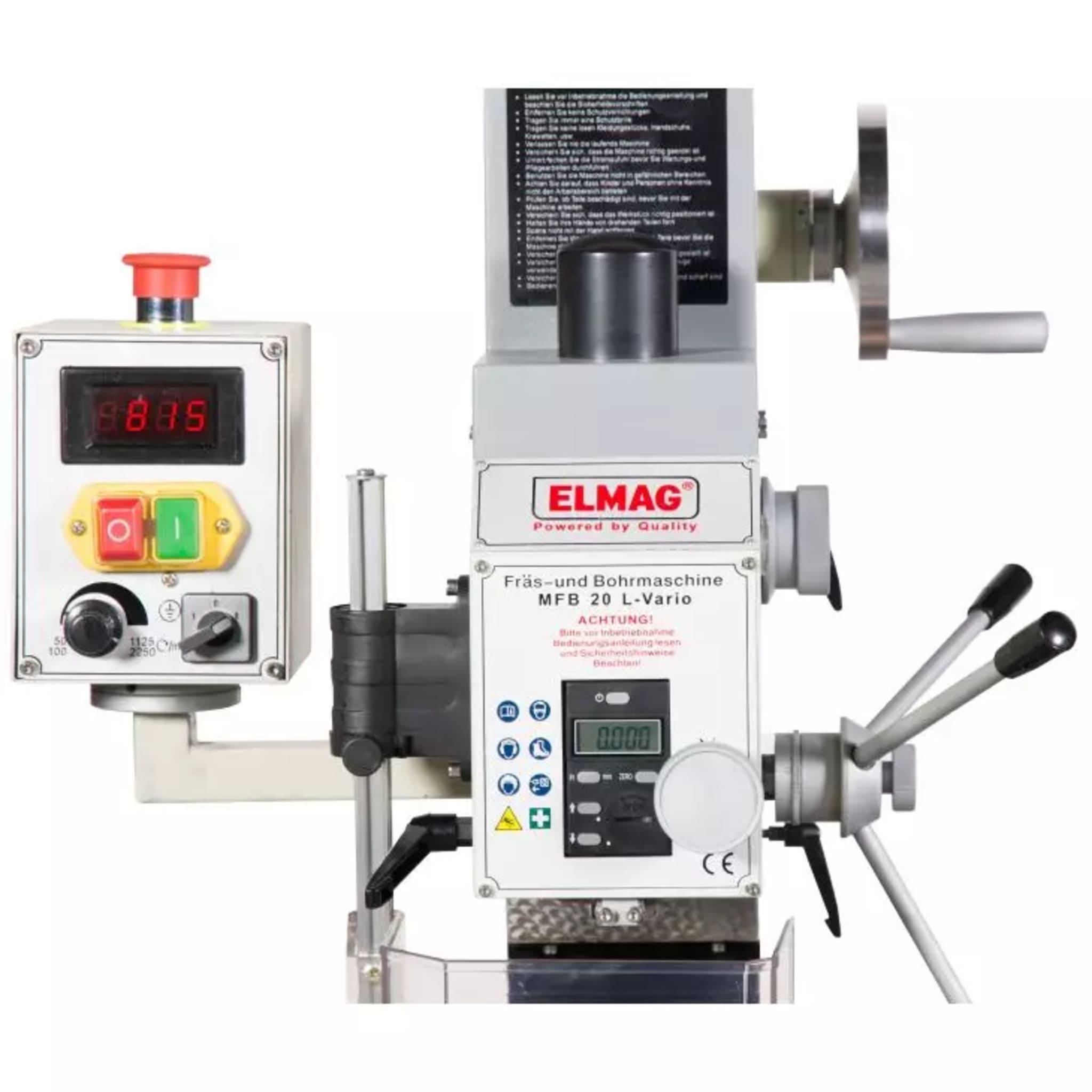 Fraiseuse et perceuse à engrenages ELMAG MFB 20 Vario – 20 mm